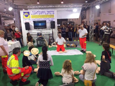 Croce verde fiera campionaria di Padova